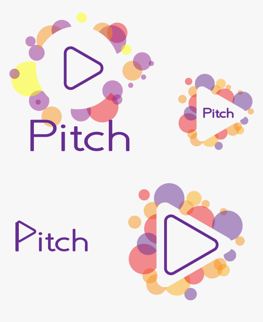 Pitch Music Vector Design Logo - Heart, HD Png Download, Free Download