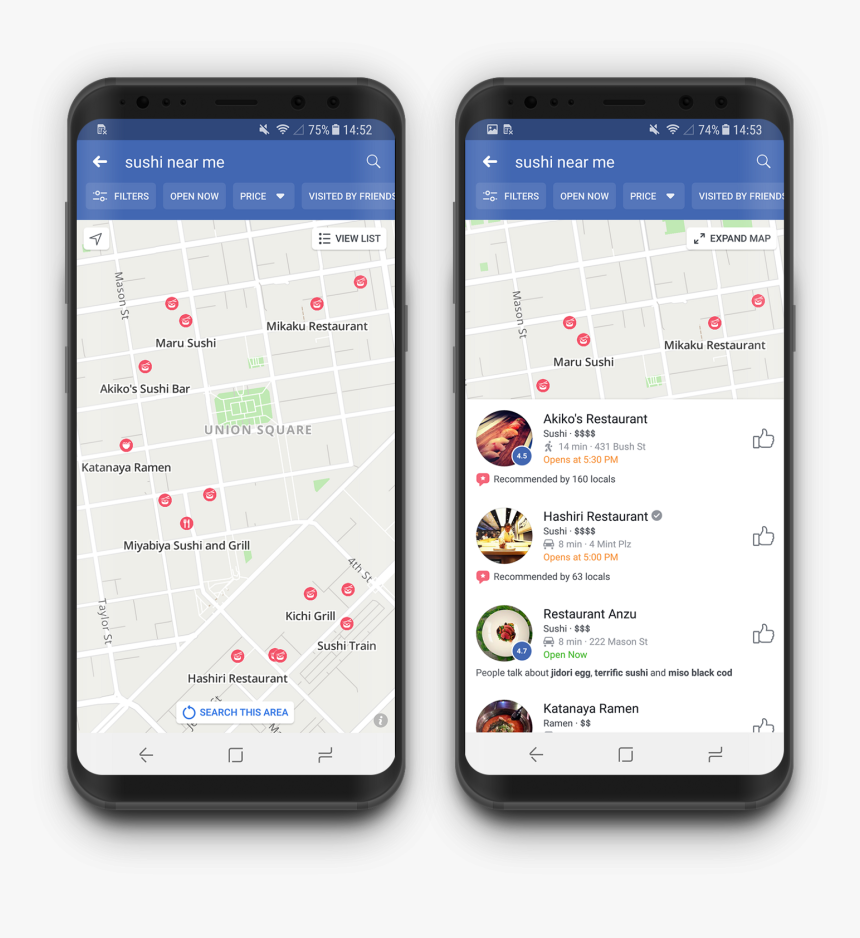 Facebook Bar Png - Facebook Mapbox, Transparent Png, Free Download