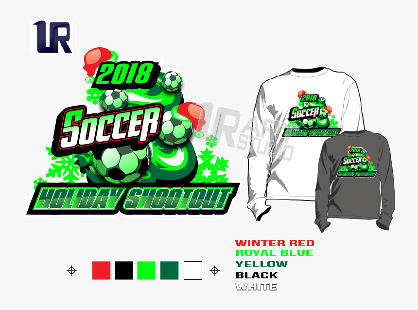 Print 2018 Soccer Holiday Shootout Tshirt Vector Design - Soccer Invitational Tournament 2018, HD Png Download, Free Download