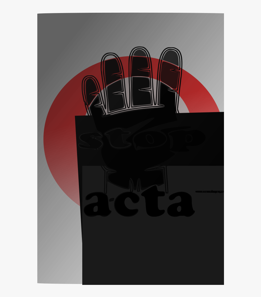 Stop Acta Clipart - Illustration, HD Png Download, Free Download