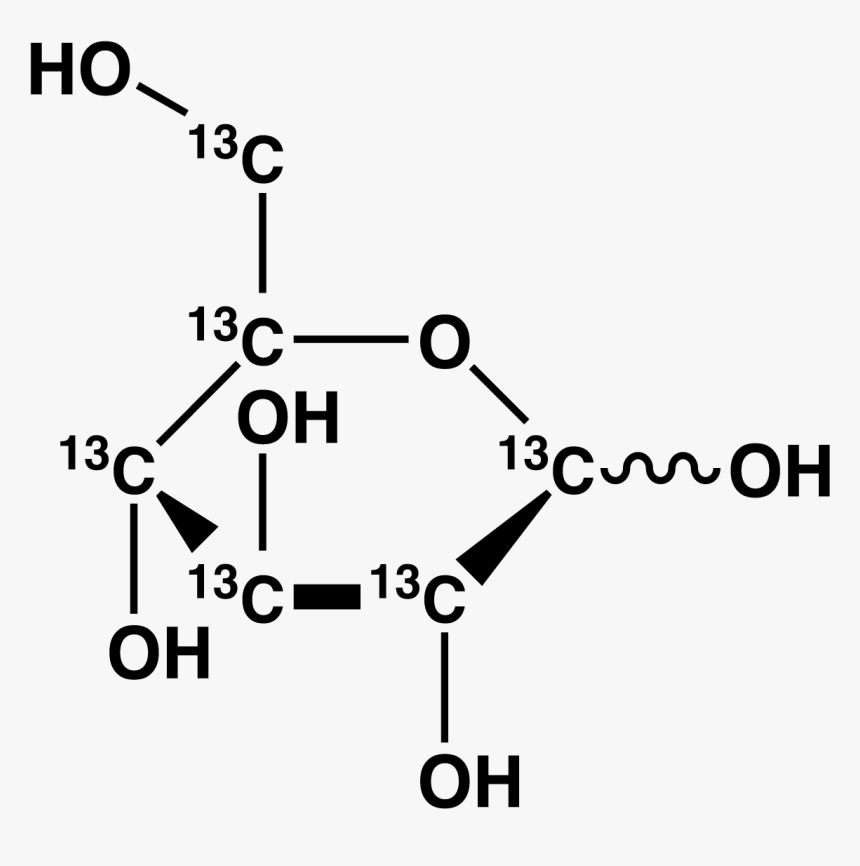 Glucose-[13c6] - 13c6 Glucose, HD Png Download, Free Download