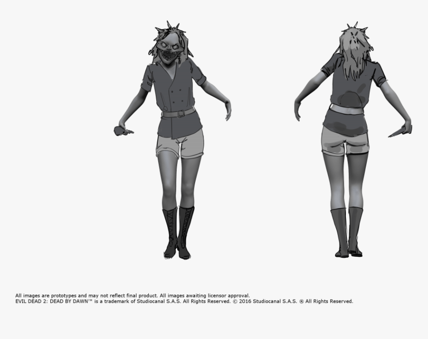 Evldbg01 2d Turnaround Annie - Evil Dead 2 Annie, HD Png Download, Free Download