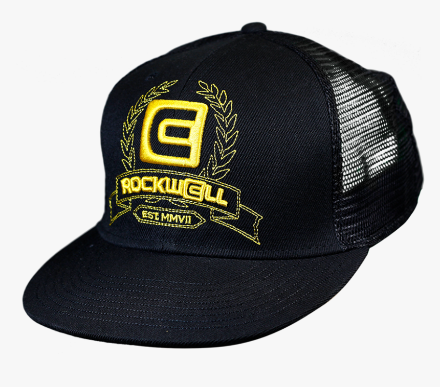 Snapback Trucker Hat Black/gold"
 Class=, HD Png Download, Free Download