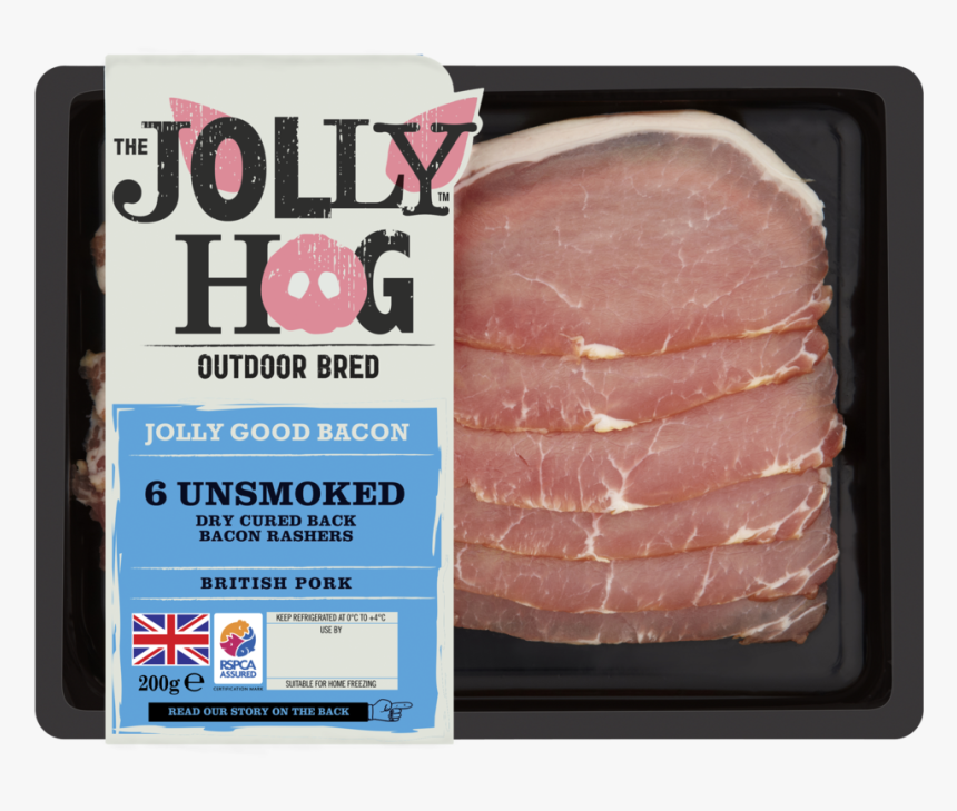 Unsmoked Bacon - Jolly Hog, HD Png Download, Free Download