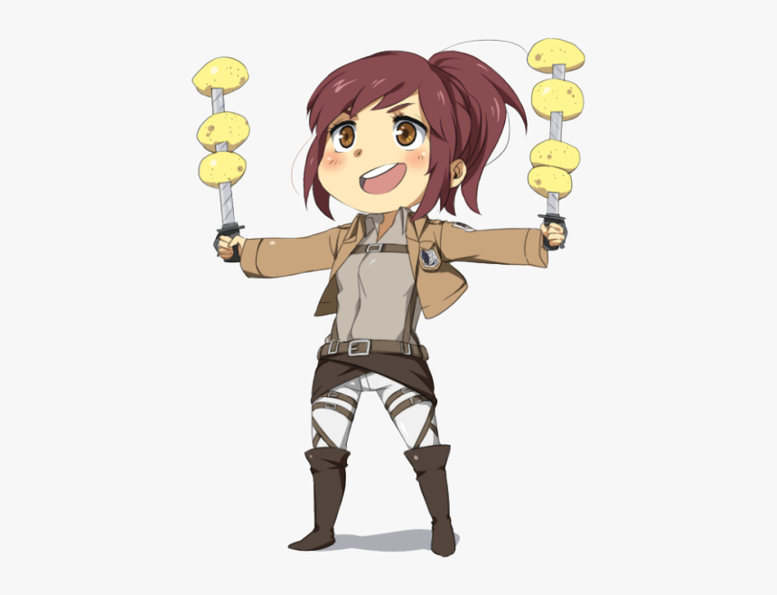 Potato Girl Anime Chibi Png, Transparent Png, Free Download