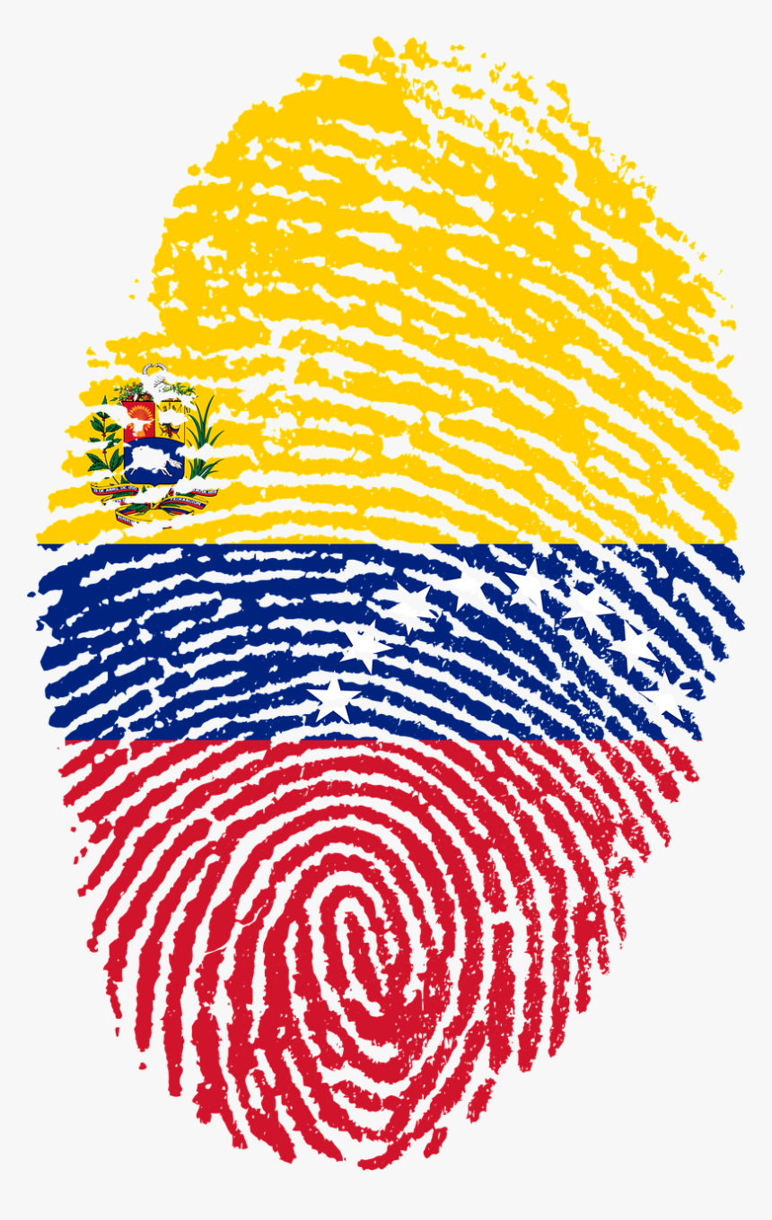 Venezuela Flag Fingerprint Free Photo - Venezuela Fingerprint, HD Png Download, Free Download