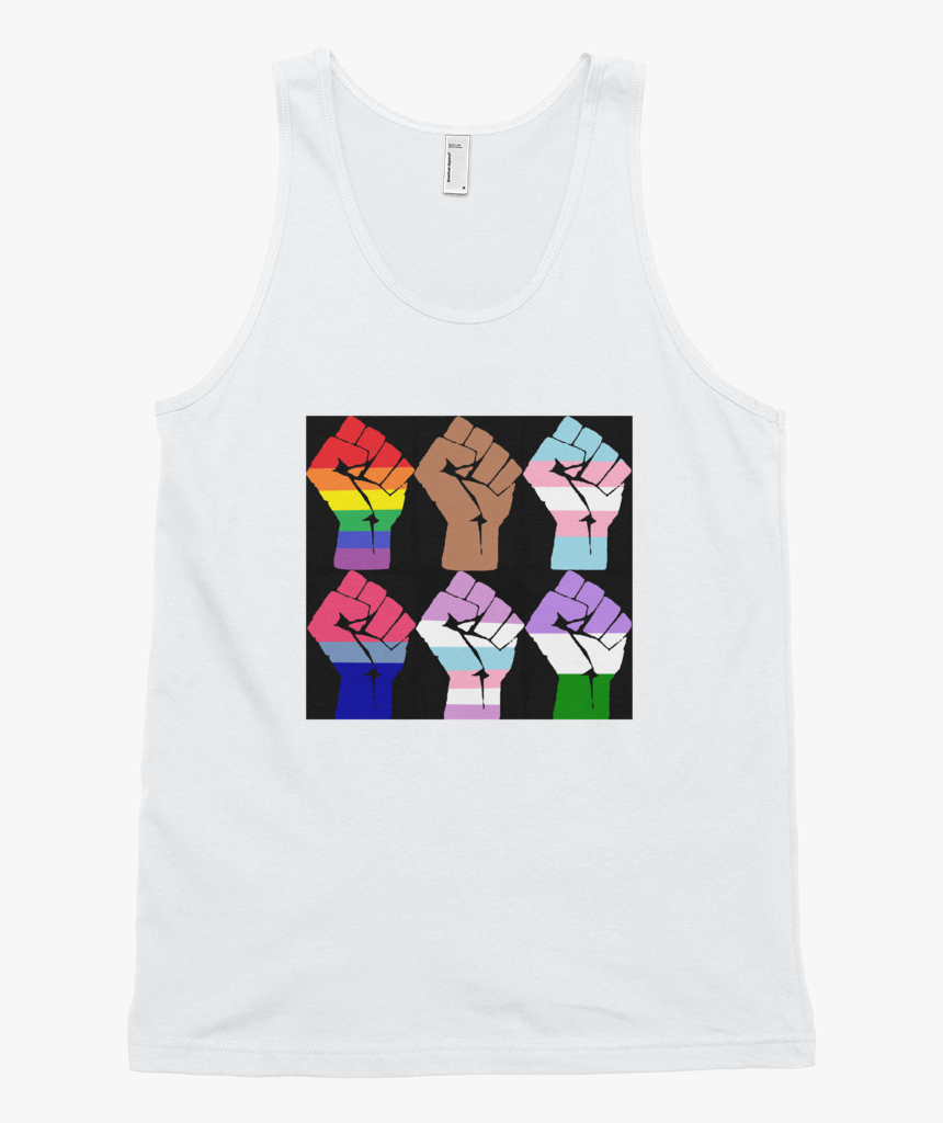 6 Fists Resist Classic Men"s Tank Top - Active Tank, HD Png Download, Free Download