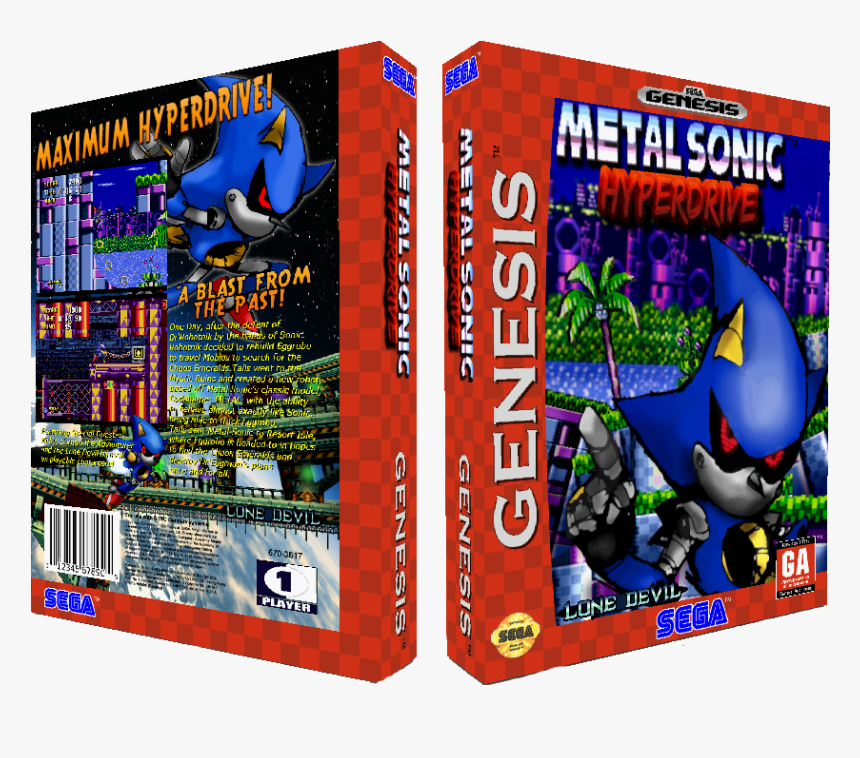 3dmetalsonichyperdrive - Metal Sonic Hyperdrive Box, HD Png Download, Free Download