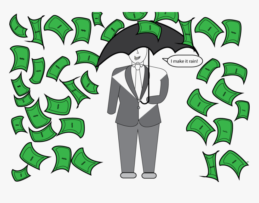 Transparent Make It Rain Png - Make It Rain Green Png, Png Download, Free Download