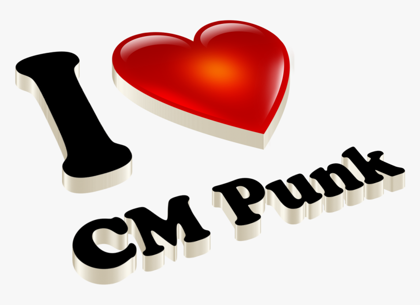 Cm Punk Heart Name Transparent Png - Heart, Png Download, Free Download