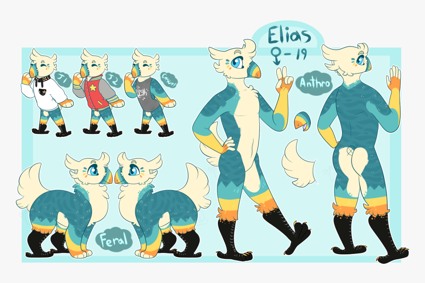 Elias Ref - Elias Fursona, HD Png Download, Free Download