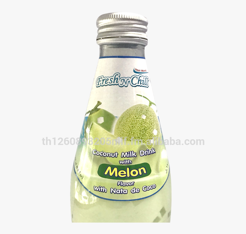 Coconut Milk Drink With Nata De-coco Melon Flavor - Bebida De Leche De Coco De Sabor De Melon, HD Png Download, Free Download