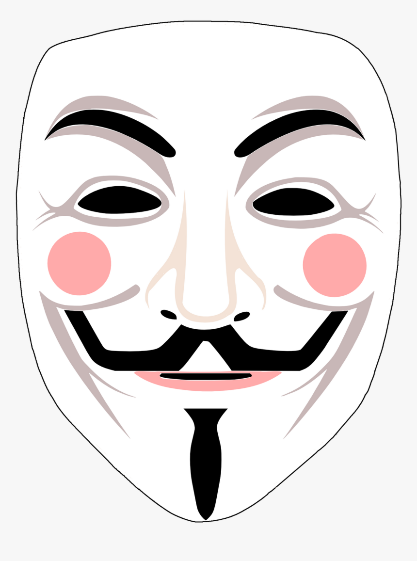 Mascara De Anonymous Png Vector Clipart Psd Guy Fawkes Mask Transparent Png Kindpng