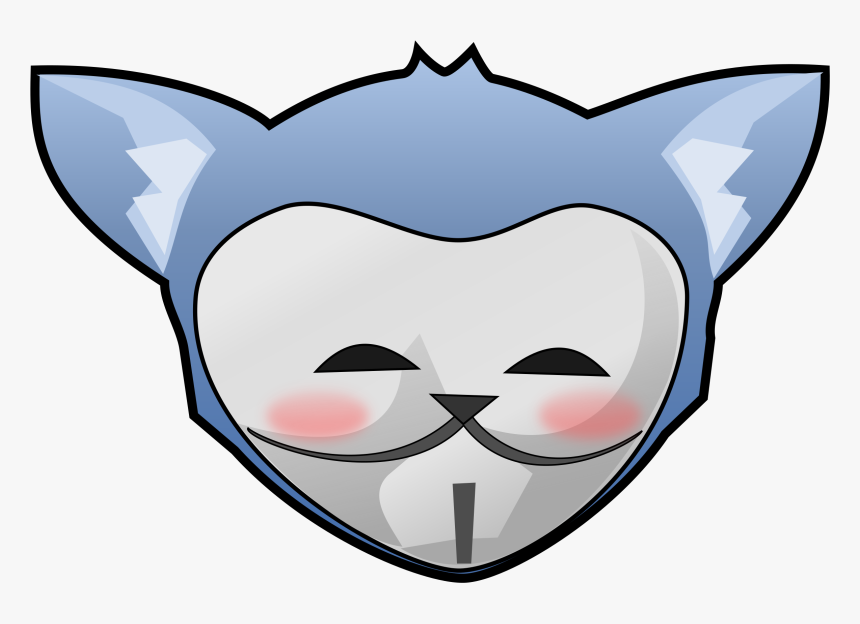 Anonymous Icecat Clip Arts - Cat, HD Png Download, Free Download