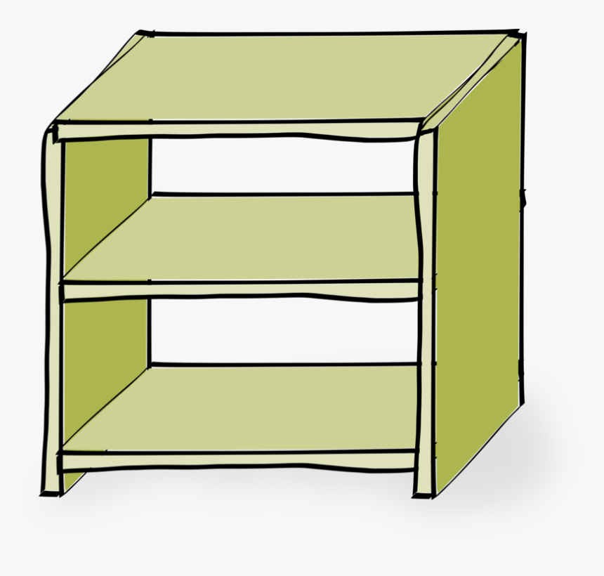 Square,angle,nightstand - Shelf Clipart, HD Png Download, Free Download