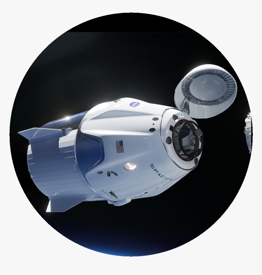 Crew Dragon In Orbit - Dragon 2, HD Png Download, Free Download