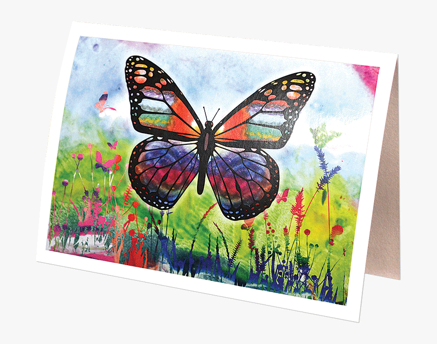 Greeting Card With A Butterfly On The Cover - Papilio, HD Png Download, Free Download