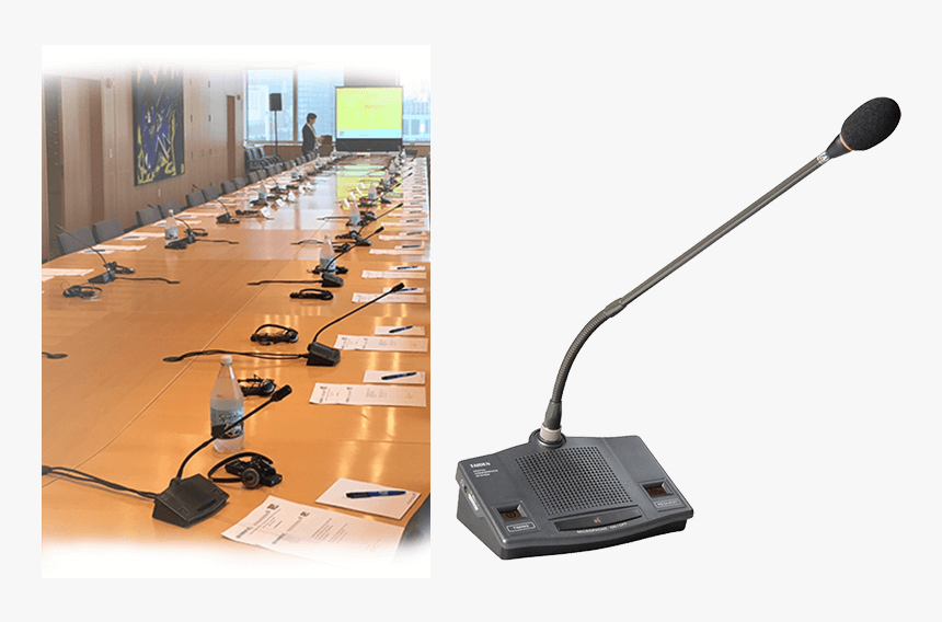 Wiredmicrophones Image - Wired Conference Microphone System, HD Png Download, Free Download