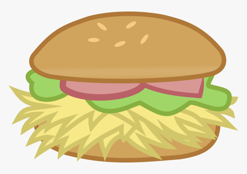 Veggie Burger Clipart Carton - My Little Pony Hay Burger, HD Png Download, Free Download