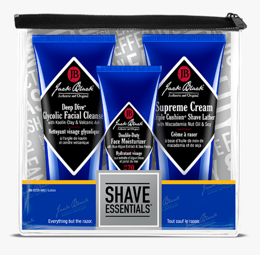 Shave Essentials Set - Jack Black Shave Essentials, HD Png Download, Free Download