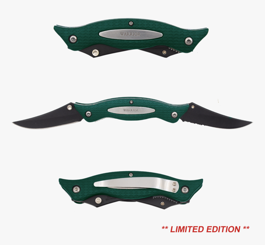 10 Inch Warrior Super Knife Green Stainless Steel-, HD Png Download, Free Download