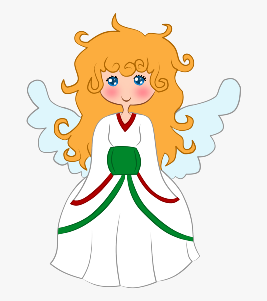 Christmas Angel Art - Illustration, HD Png Download, Free Download