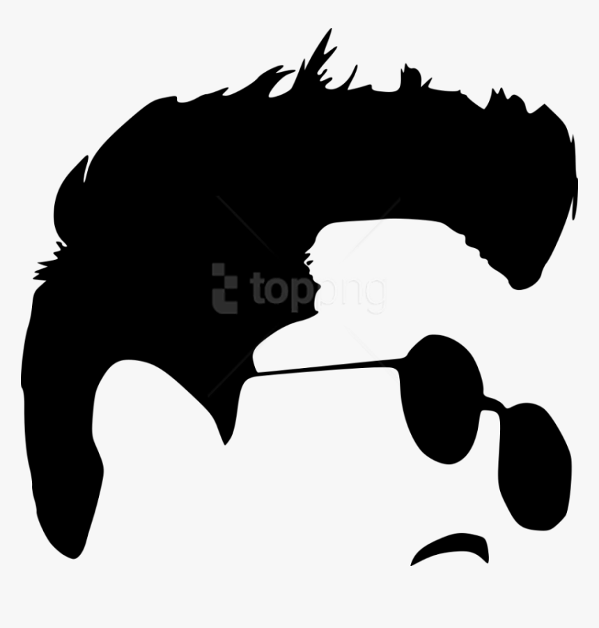 Free Png Hipster With Sunglasses Silhouette Png - Wajah Siluet Png, Transparent Png, Free Download