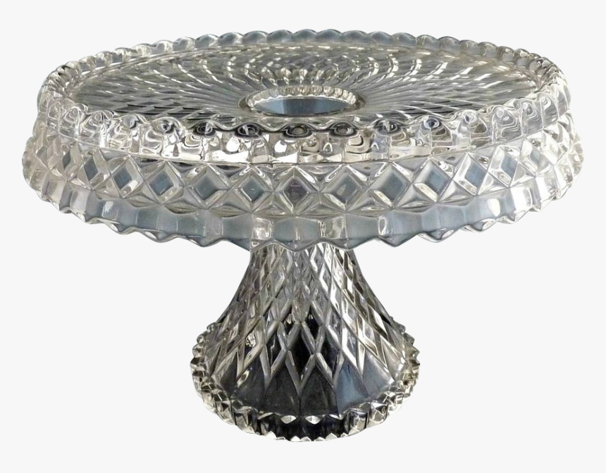 Cambridge Glass Cake Stand Salver Virginian C - Coffee Table, HD Png Download, Free Download