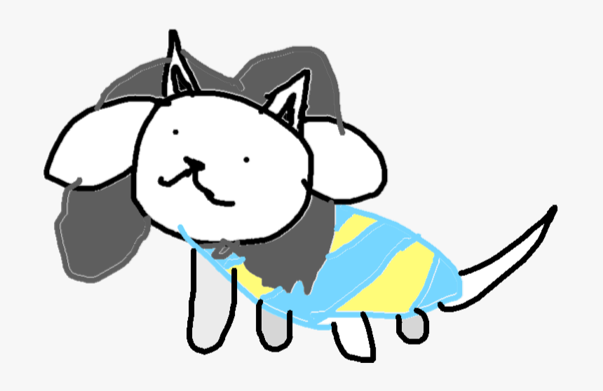 Temmie - Tem God - Cartoon - Cartoon, HD Png Download, Free Download