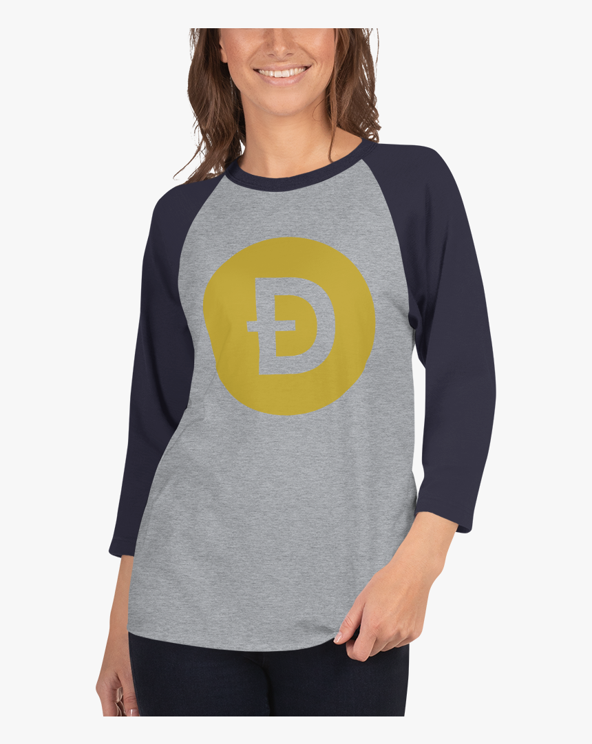 Transparent Dogecoin Png - Raglan Sleeve, Png Download, Free Download