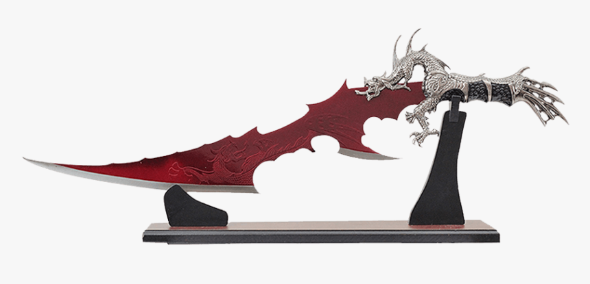 Blood Red Blade Dragon Dagger - Dragon Dagger, HD Png Download, Free Download