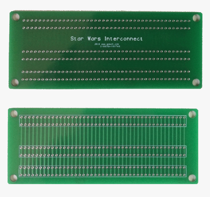 Star Wars And Empire Strikes Back Interconnect Pcb - Parallel, HD Png Download, Free Download