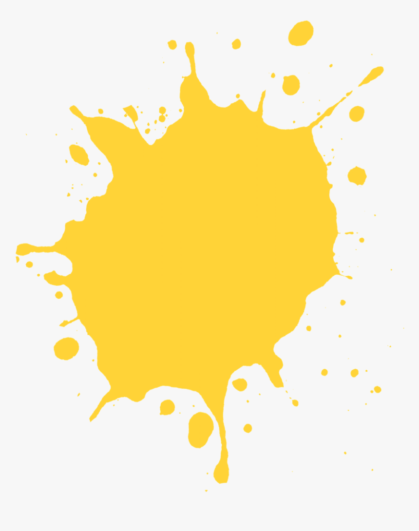 Yellow Splash - Splash Hd Yellow, HD Png Download, Free Download