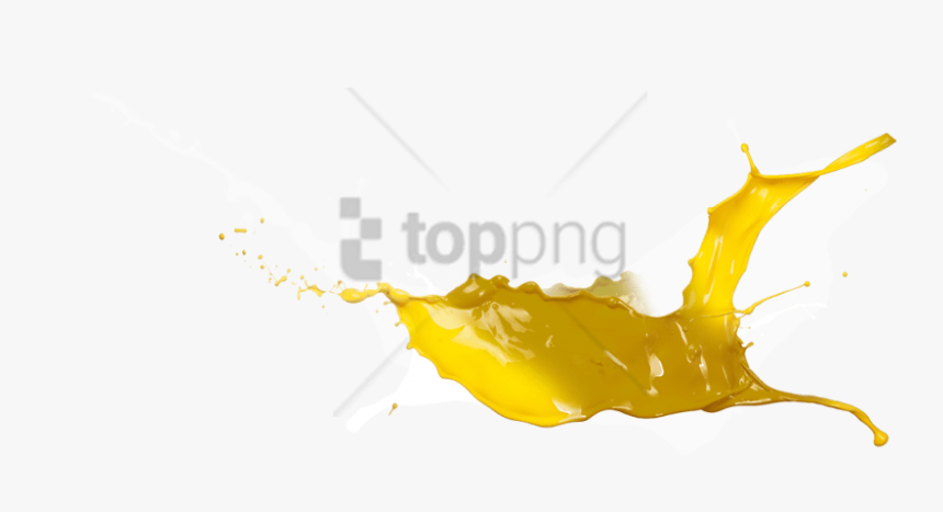 Free Png Yellow Paint Splash Png Png Image With Transparent - Illustration, Png Download, Free Download