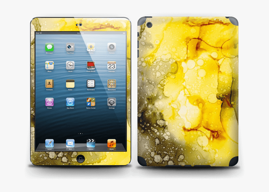 Yellow Color Splash Skin Ipad Mini - Ipad Pink Glitter, HD Png Download, Free Download