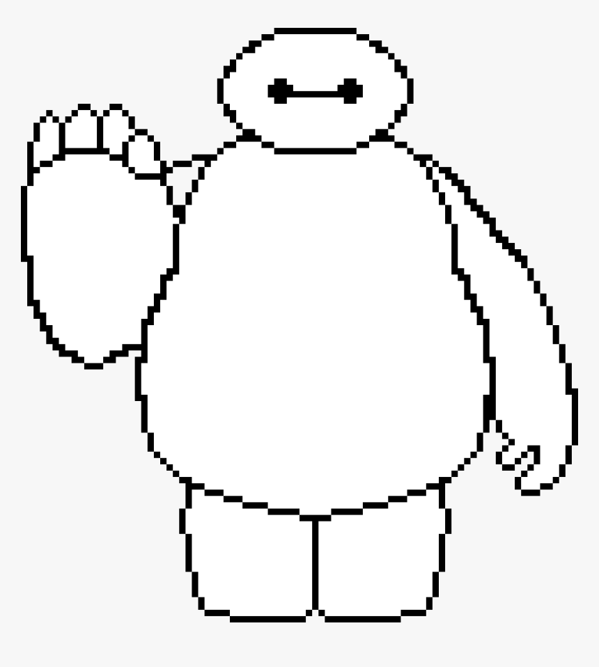 Minecraft Pixel Art Baymax, HD Png Download, Free Download