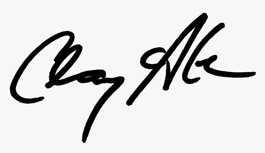 Clay Aiken Signature - Calligraphy, HD Png Download, Free Download