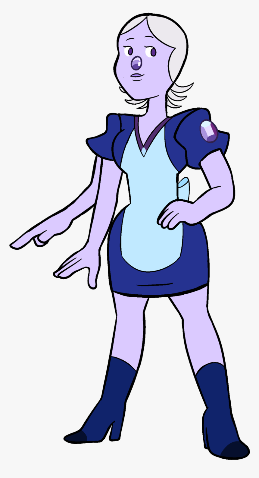 Era 1 Calcite/chip Amethyst Fusion - Cartoon, HD Png Download, Free Download