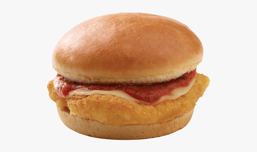 Chicken Parmesan Burger Png, Transparent Png, Free Download