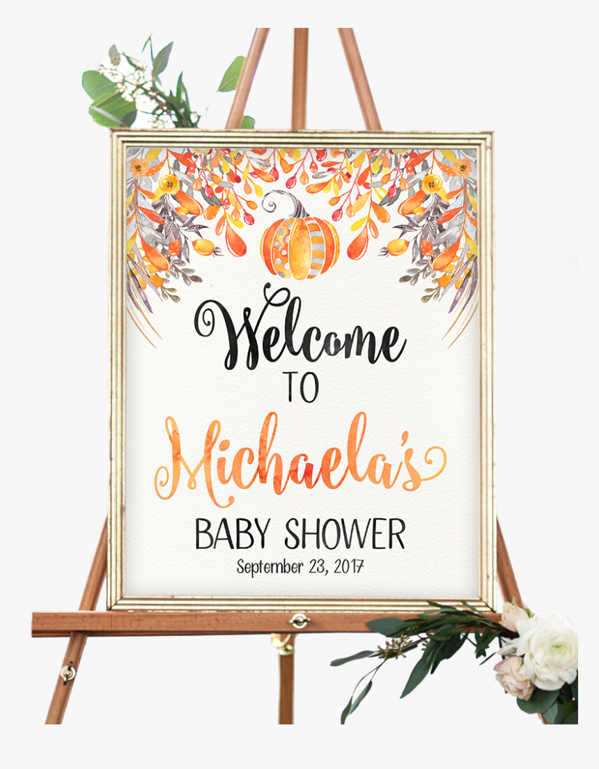 Transparent Autumn Banner Png - Safari Baby Shower Welcome Sign, Png Download, Free Download