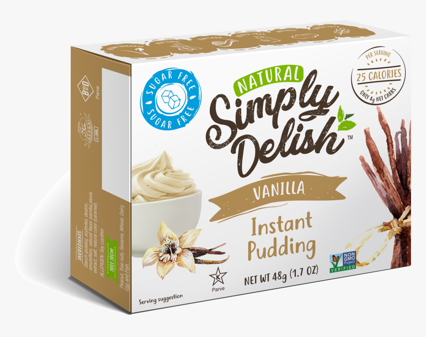 Natural Vanilla Instant Pudding - Dame Blanche, HD Png Download, Free Download