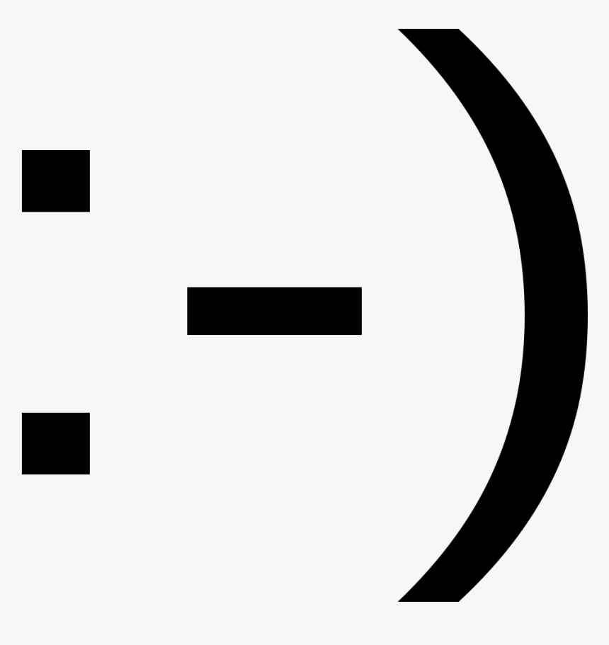 Semicolon Drawing Emo - -) Emoticon, HD Png Download - kindpng