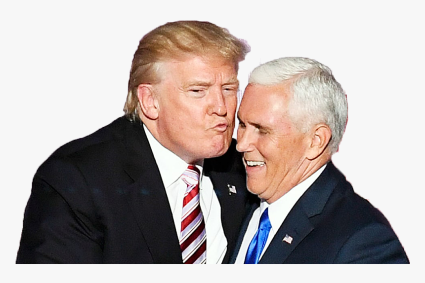 Trump Pence Kiss, HD Png Download - Kindpng