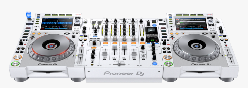 Cdj 2000nxs2 W Set Djm 900nxs2 W - Pioneer Cdj 2000 Nxs2 White, HD Png Download, Free Download