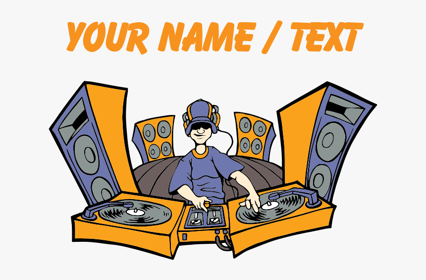 Transparent Dj Setup Png - Dj Name Sticker, Png Download, Free Download