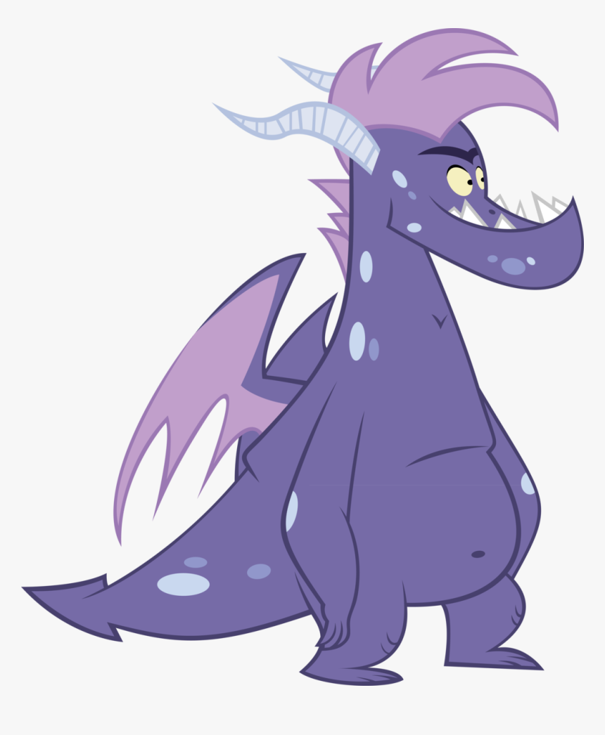 Dark Purple Teen Dragon Vector By Thesharp0ne-d509qpk - My Little Pony Dragon Vex, HD Png Download, Free Download