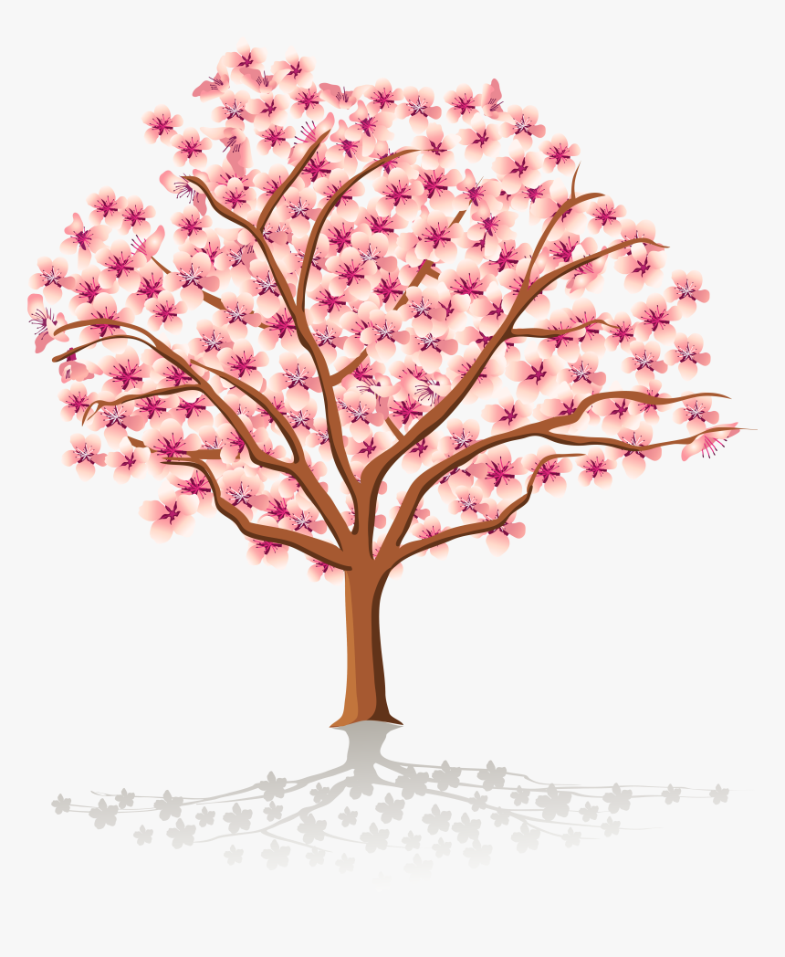 Transparent Apple Clipart Transparent Background Apple Blossom Tree Cartoon Hd Png Download Kindpng