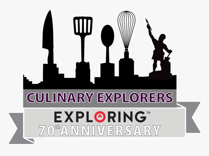 Culinary Explorers 70th Anniversary Logo - Vulcan Statue, HD Png Download, Free Download