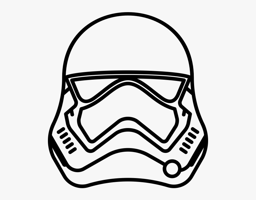 First Order Stormtrooper Rubber Stamp - Star Wars Storm Trooper Png, Transparent Png, Free Download