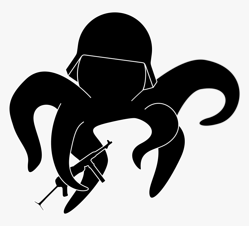 Octopus Stormtrooper Clipart Icon Png - Soldier Octopus, Transparent Png, Free Download